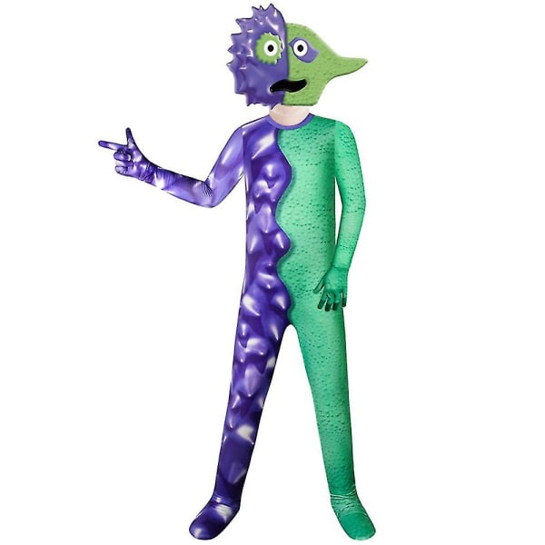 5-12 år Barn Garten Of Banban Body Halloween Monster Cosplay Dräkt Outfit Pojkar Flickor Fancy Dress Party Jumpsuit H 6-7 Years