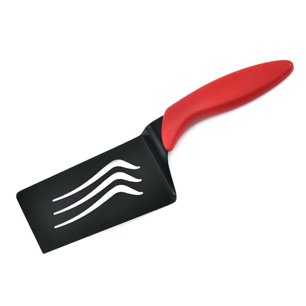 Wok Spatula Heat-resistant Anti-slip Plastic Long Handgrip Portable Stainless Steel Cheese Pizza Spatula Kitchenware