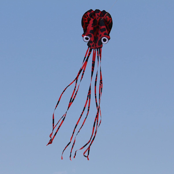 Myk Octopus Kite Flekket Octopus Kite Myk Delfin Kite Myk Kite Veldig egnet for nybegynnere Utendørs Kite