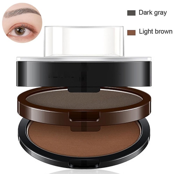 Seals Eyebrow Stamp With Brow Brush Perfect Eye Brow Power One Second Make Up Nature Brow Makeup Tool