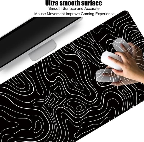 Musematte - Terrain musematte - sklisikker spillmatte - svart