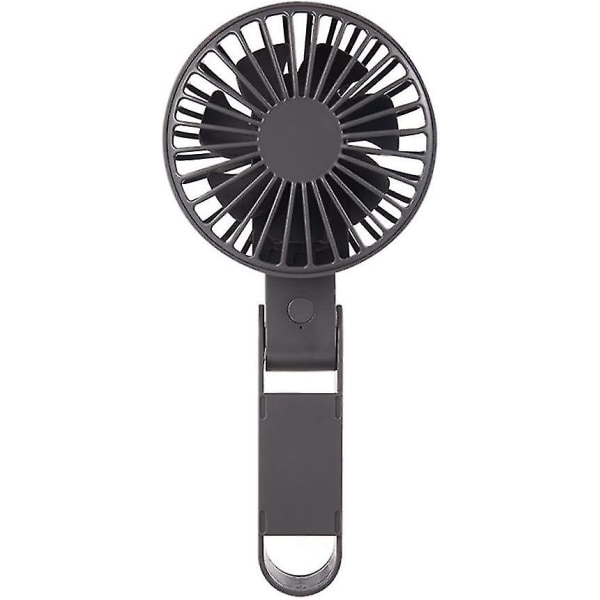 Mini Handheld Fan Portable Folding Fan Office Desktop Fan Outdoor Travel (black, 1 Pack)