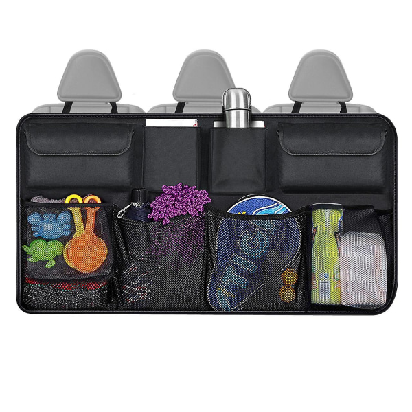 Bil Baksete Ryggsekk Organizer Auto Bagasjerom Nett Mesh Cargo Oppbevaring For Suv