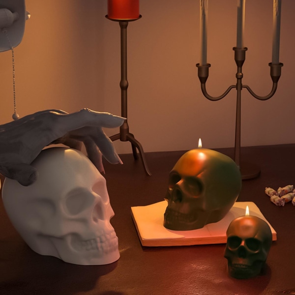 Halloween Skull Form Lätt att släppa Ej deformation Lätt att använda multifunktionell återanvändbar form M