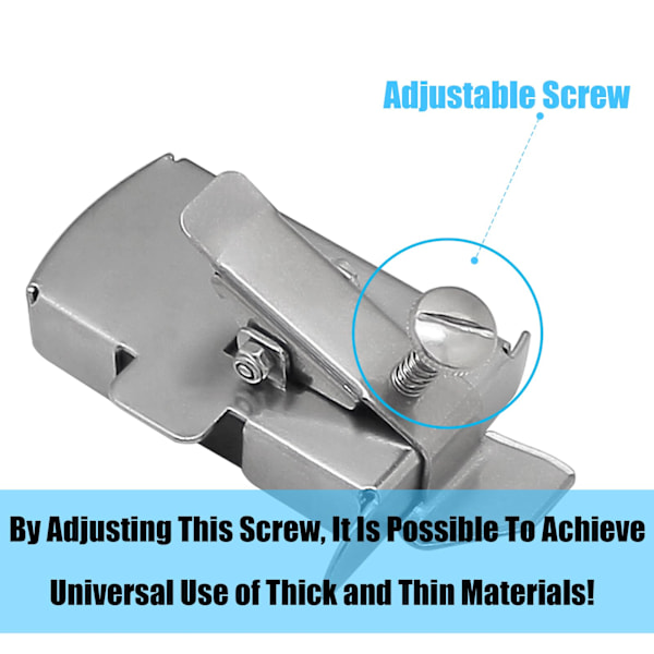 Uppgraderad magnetisk sömguide för symaskin, magnetisk sömguide, magnetisk sömguide med klämma, fållguide