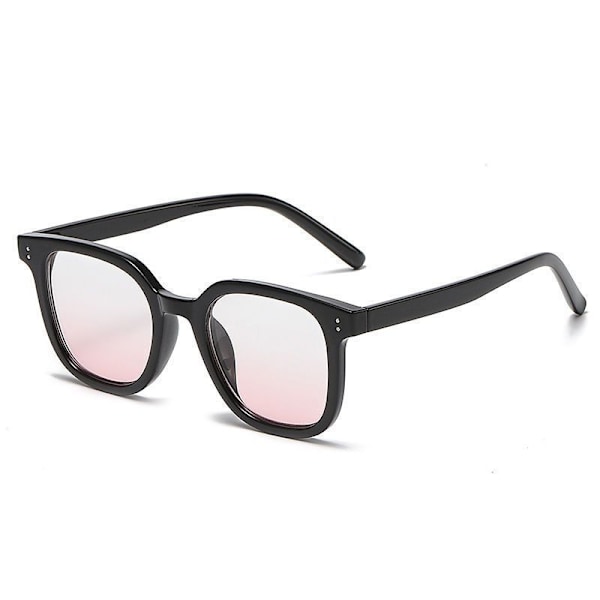 Klassinen pyöreä aurinkolasit naisille ja miehille Retro Vintage sävyt Suuret muovikehykset Aurinkolasit Unisex-2kpl