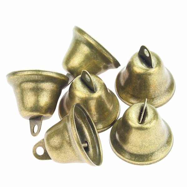 40 st 38 mm/1,5 tum vintage bjällror brons ton klockor mässing klocka hängande för jul vindspel gör hantverk