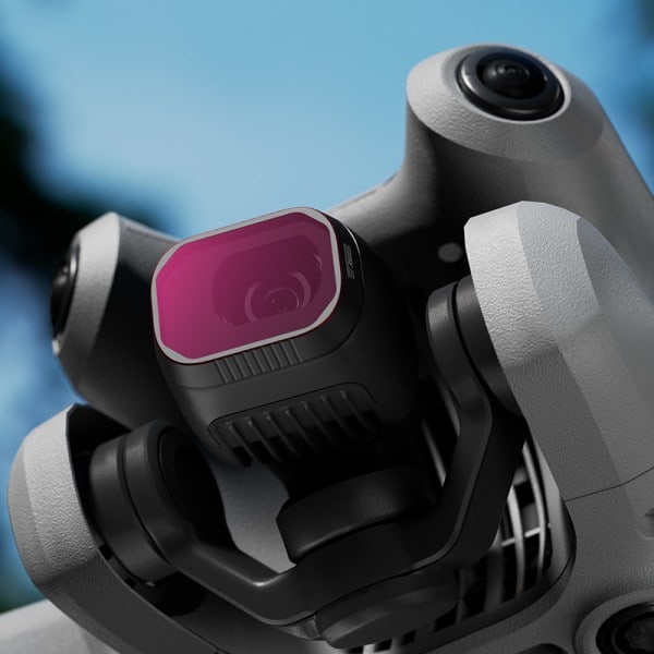 Suodatin DJI Mini 4 Pro -droneen, 3 kpl (ND16/64/256) Musta