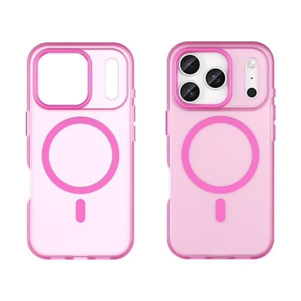 iPhone 17 Pro Deksel MagSafe Hybrid Matt Rosa