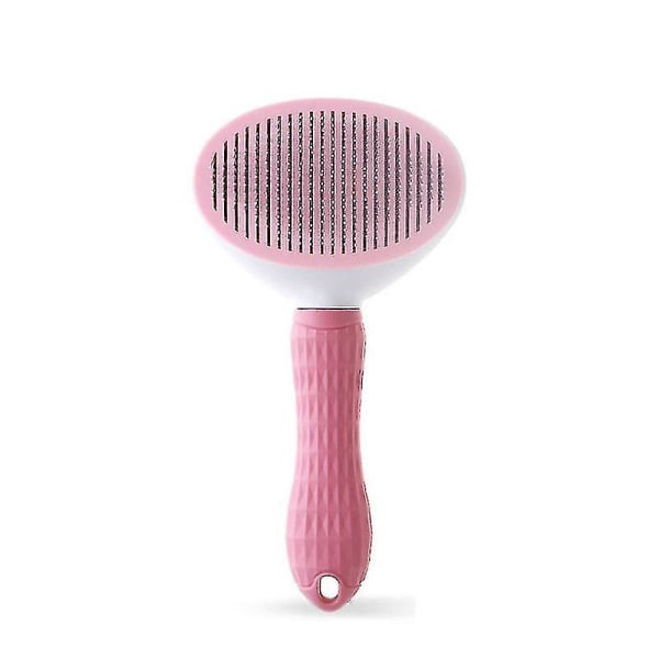 Pet self-cleaning comb, grooming steel needle dog comb, massage hair removal comb