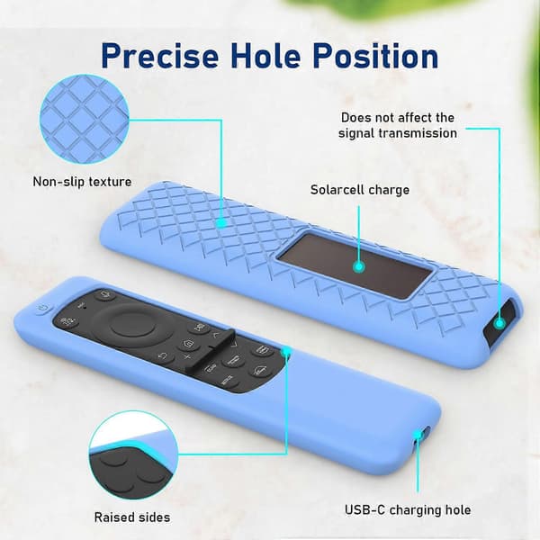 For Samsung BN59-01432A/TM2360E Remote Control Fallproof Case Silicone Protective Cover Multicolor Multicolor White