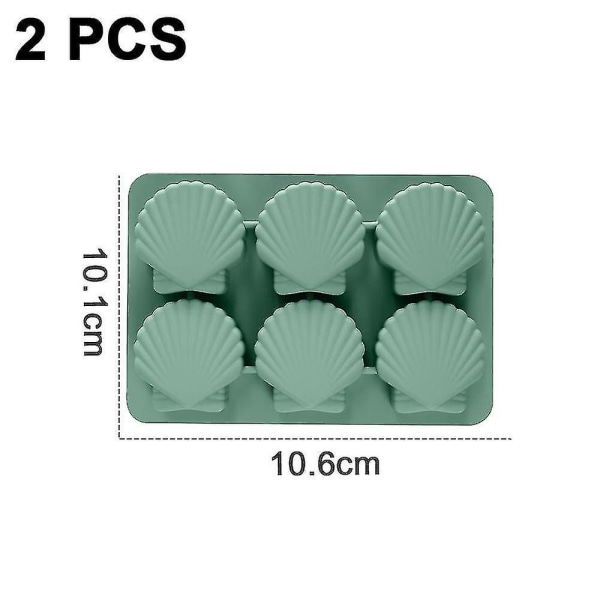 2 stk. silikone popsicleforme i tegneserieform, baby popsicleforme BPA-fri, genanvendelige popsicleforme