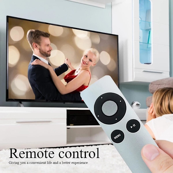 Ny erstatningsfjernbetjening passer til Apple TV 1 2 3 A1427 A1469 A1378 A1294 Md199ll/a Mc572ll/a Mc377ll/a Mm4t2am/a Mm4t2zm/a Mac musiksystem