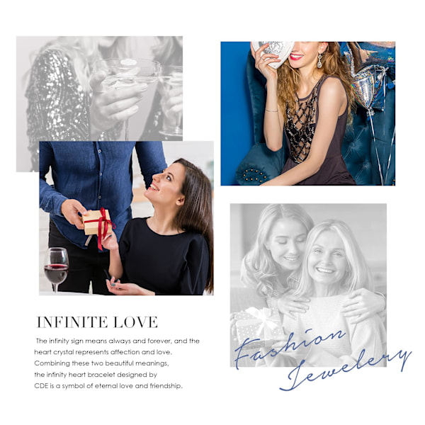 Sølv Infinity Armbånd for Kvinner, Evig Kjærlighetssymbol i Klassisk Design Gaver til Kvinner Morsdagsgaver