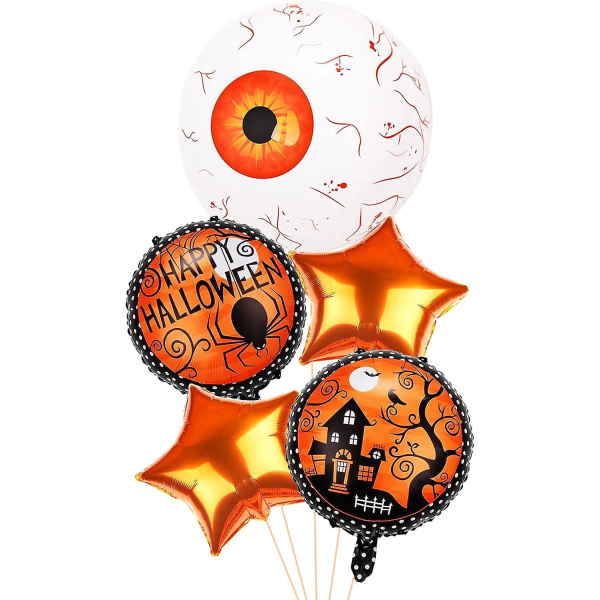 Scary Eyes Folieballonger Set - Återanvändbara 4d-ballonger