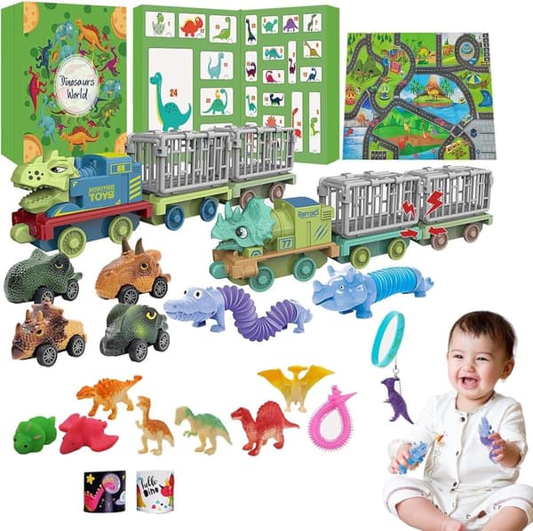 Julkalender med dinosaurietema, Dinosaurie-julklappsspel