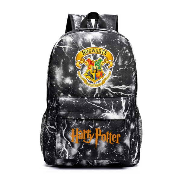Harry Potter skolväskor runt manliga och kvinnliga studenter ryggsäck rese datorväska Lightning black