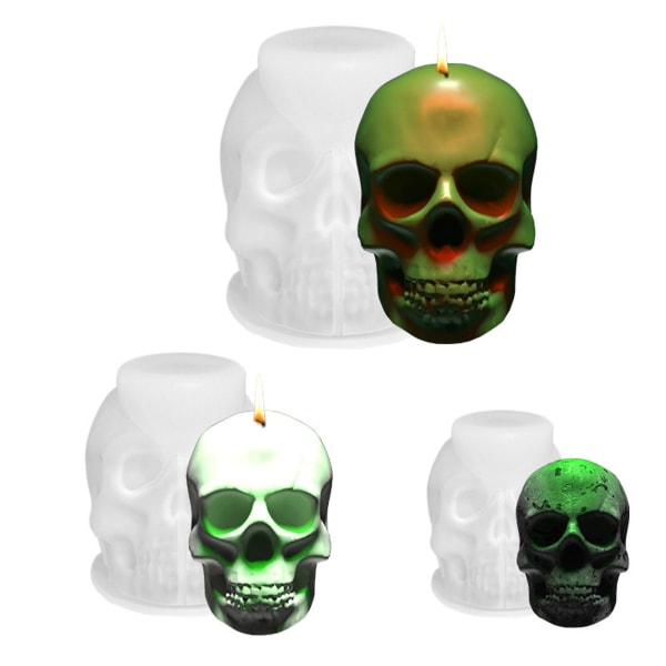 Halloween Skull Form Lätt att släppa Ej deformation Lätt att använda multifunktionell återanvändbar form M