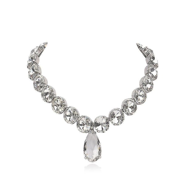 Kvinnors Rhinestone Halsband Kort Sektion Liten Nyckelben Kedja Trend Halsband Smycken Halsband