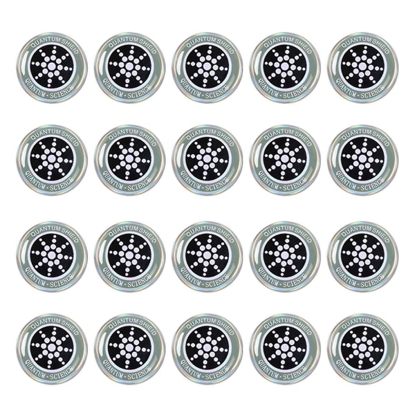 20 stk EMF-beskyttelsesklistermerke Anti-strålingsklistremerke for mobiltelefon for telefon, bærbar PC og all elektronikk