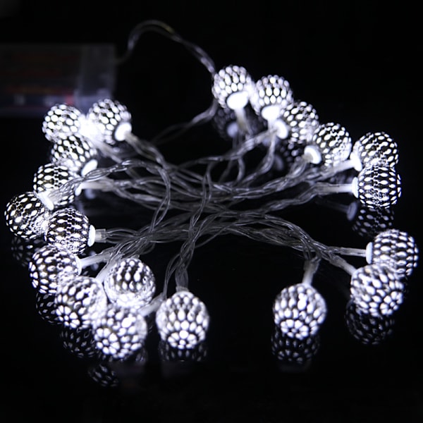 Kobles sammen med halekontakt, justerbar med flere moduser, nyhet pynt til jul, Halloween, fest, bryllup (2 stk)