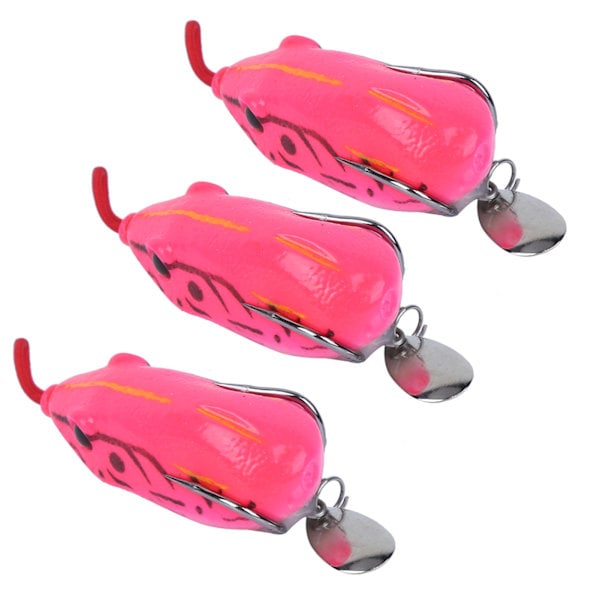 3 stk. Kunstig Simulation Blød Sequin Fiskeagn Fisketilbehør 5,5cm4#