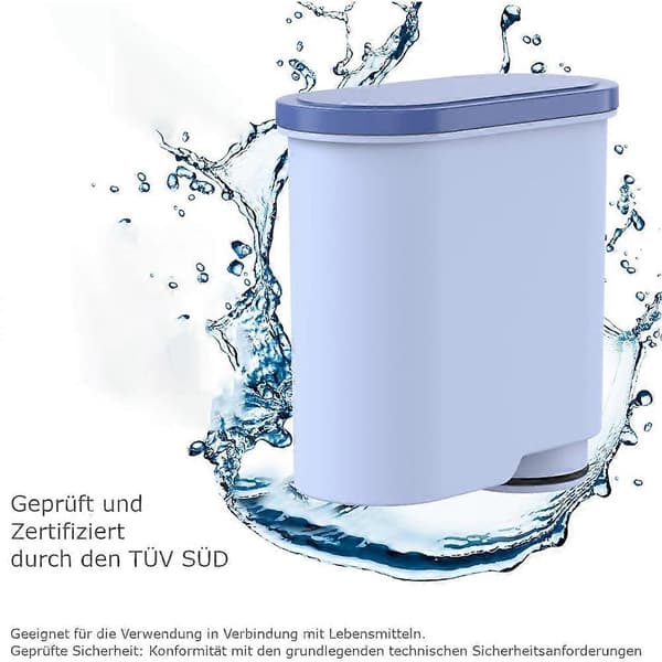 Filterpatroner til Aqua Clean fuldautomatiske kaffemaskiner, til Philips Ca6903/10 og Ca6903/22