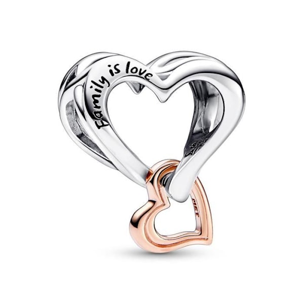 PANDORA Kaksiväri Avattu Infinity Sydänriipus 792642C00