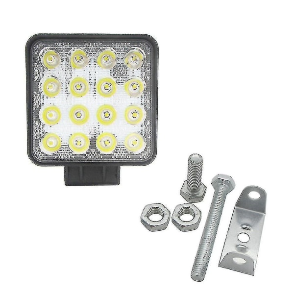 48w 6000k Led Spot Beam Square Arbeidslys Lampe Traktor Suv Truck 4wd 12v 24v-YNP