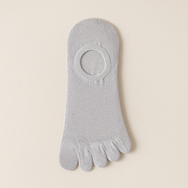 4 par olika färger Herr Toe Socks Ankle Five Finger Bomull Arch Support Löpning Crew Vandring Storlek 38-45 Sock