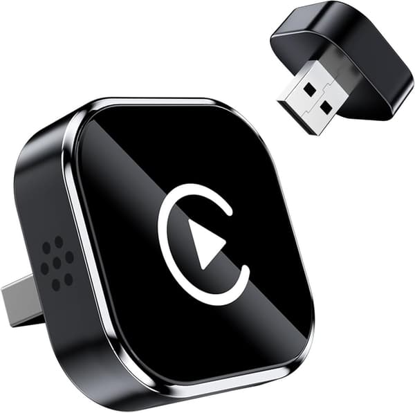 CarPlay-sovitin - Langaton CarPlay-sovitin - 2-in-1 CarPlay-dongle