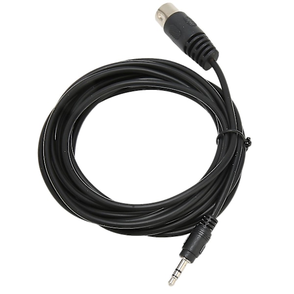 7-polet Din-han til DC 3,5 mm han-kabel, udskiftning af stereo MIDI DIN 7-polet til 3,5 mm lyd- og videokabel