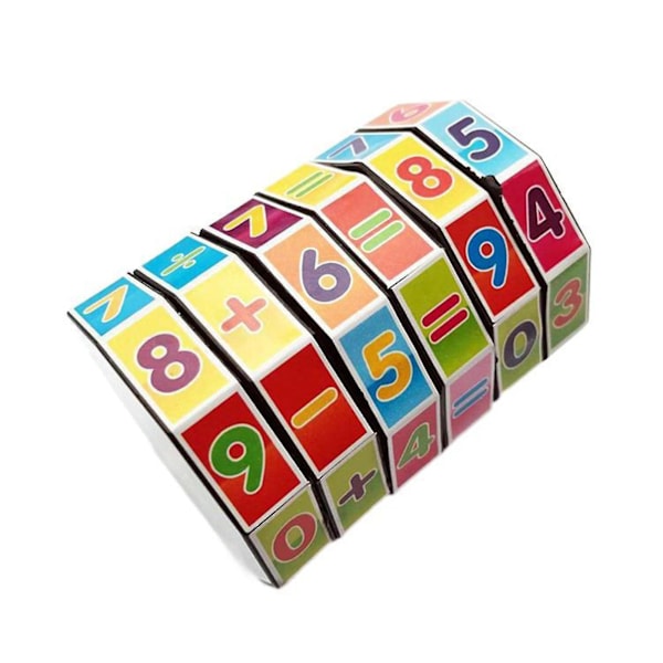 Matematik Kuber Matematik Addition Subtraktion Beräkning Barn Pussel Leksak Hjärngympa För