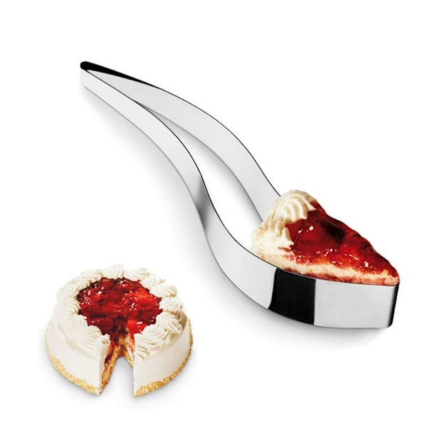 Stainless Steel Cake Slicer, Efficient Cake Pie Pastry Cutter Portable Integrated Cake Server Cutter Pizza Divider Tools