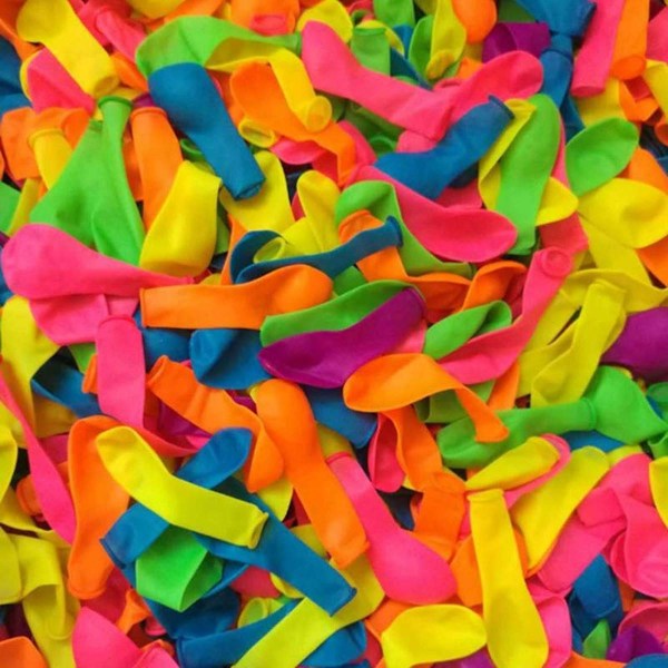 Assorterade färger Vattenballonger Latex Små ballonger, Festballonger, Födelsedagsböner, Skjutmål Darting Target （500st）