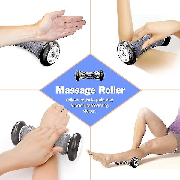 Fodmassagerulle, Fodrulle, Fodmassager, Til lindring af hælspore, plantar fasciitis og fodsmerter