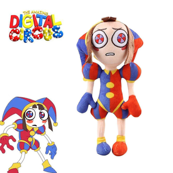 Plyslegetøj - Digital Circus tegneseriefigur, fantastisk
