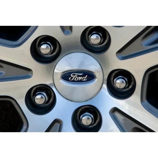 Bestselgende produkt!!! 4-pakning - Ford senterkopper / hjulnavemblemer - B 60 54mm - Silver