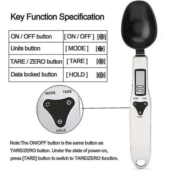 Smart kjøkkenutstyr Elektronisk skjevekt Hjemmeduppeditter