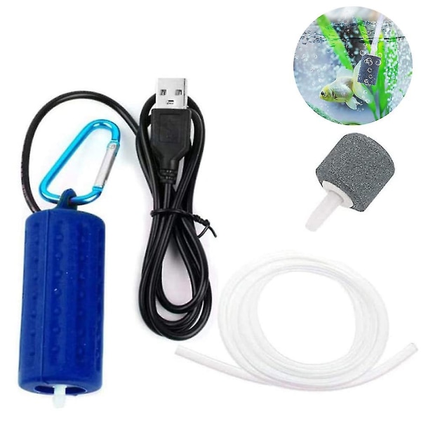 Aquarium Air Pump, Ultra-quiet Aquarium Fish Tank Oxygen Air Pump, High Efficiency, Energy Saving, Plug And Play