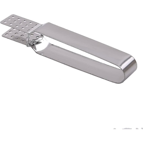 1 st rostfritt stål tepåsetång, tepåse klämma klämmor kök bar verktyg