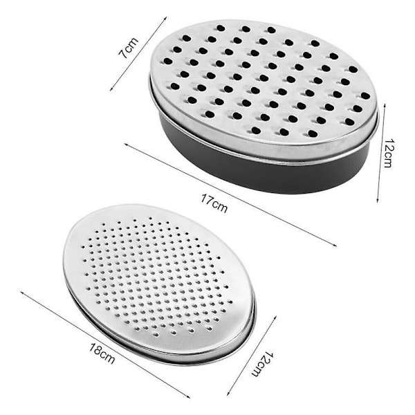 Slicer Ost Rivjärn Kök Grönsaker Oval Box Behållare Frukt Rivjärn Verktyg