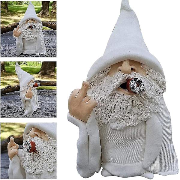 Nisse, frekk hagenisse for hagepynt innendørs eller utendørs dekorasjoner hagedverg nisse statue