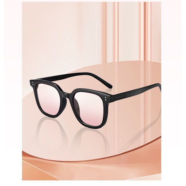 Klassinen pyöreä aurinkolasit naisille ja miehille Retro Vintage sävyt Suuret muovikehykset Aurinkolasit Unisex-2kpl
