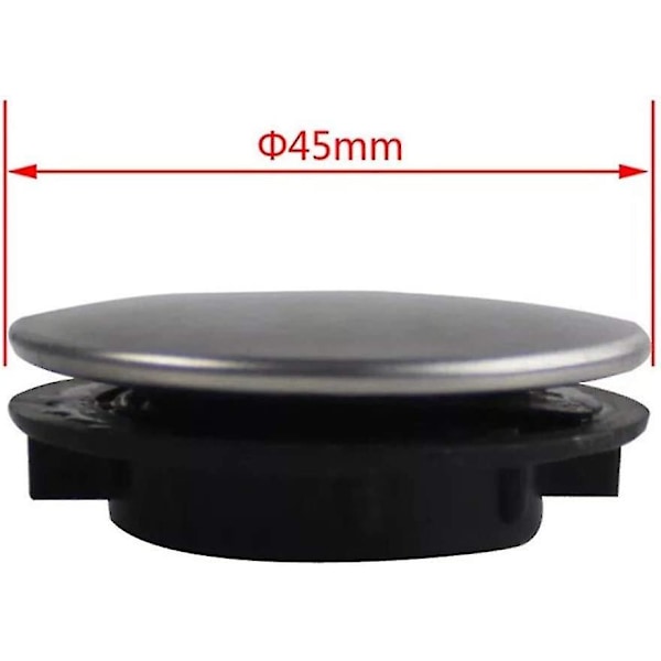 Diskhoöverdrag Diskho Kran Hål Plugglock Metallplugg, 2-pack (31-40mm Monteringshål)