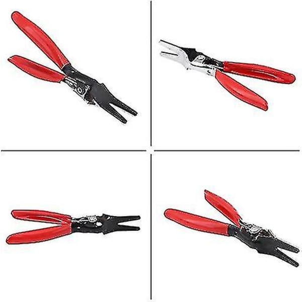 Car Tube Separator Pliers, Car Fuel Vacuum Line Tube Heater Tube Removal Separator Pliers Tool Hand Operated Tool (rød) (1stk)