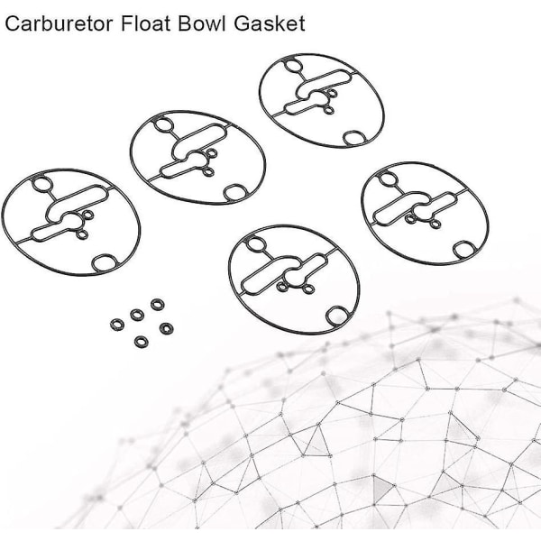 Carb Bowl Pakning Udskiftning, 5stk Karburator Bowl Pakning Udskiftning Carb Til Briggs & Stratton Plæneklipper 698781