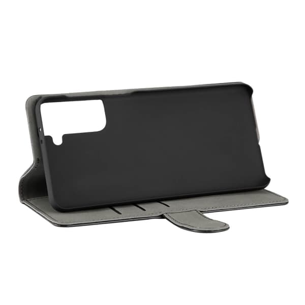 Mobilcover 3 Kortpladser Sort - Samsung S21+