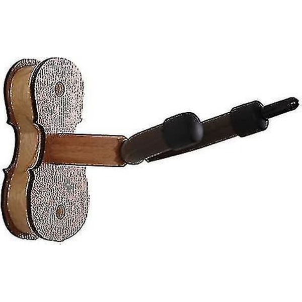 Fiolin Veggfeste Med Buekrok - Hardtre - For Hjem & Studio