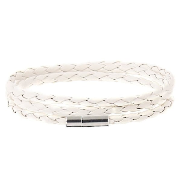 Leather Bracelet Simple Fashion Magnet Buckle Braided Personality Leather Bracelet Bracelet